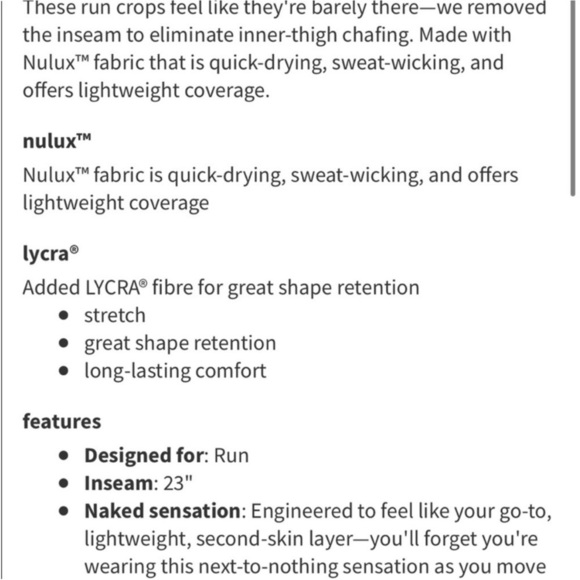 Lululemon High Rise Efflorescent Dark Canyon Onyx Blue Final Lap Crop - Picture 12 of 12